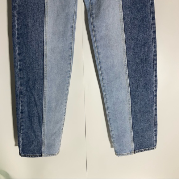 Pacsun 90s Boyfriend High Rise Two Toned Kaz Color 5-Pocket Zip Button Fly Sz 22 - Picture 10 of 16